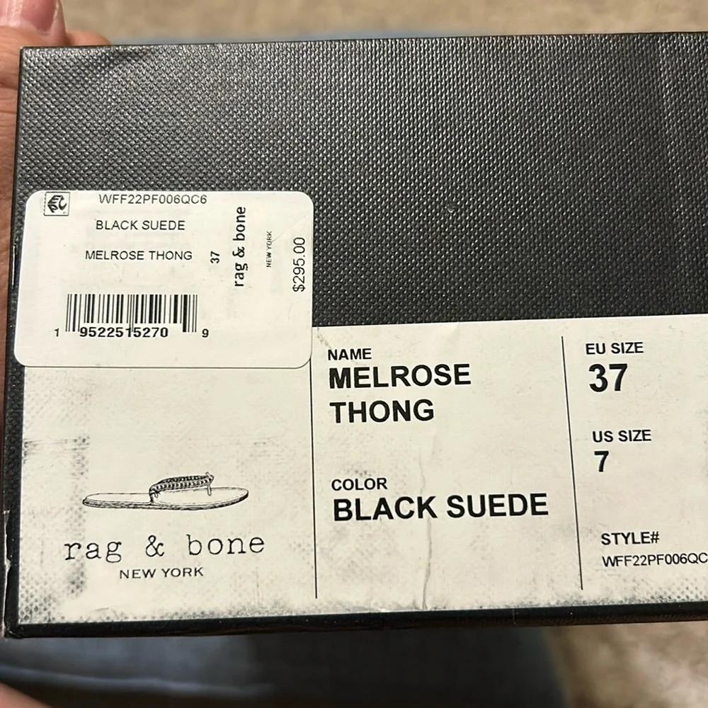Rag & Bone, Melrose Flip Flop Sandal, US 7 NWOT